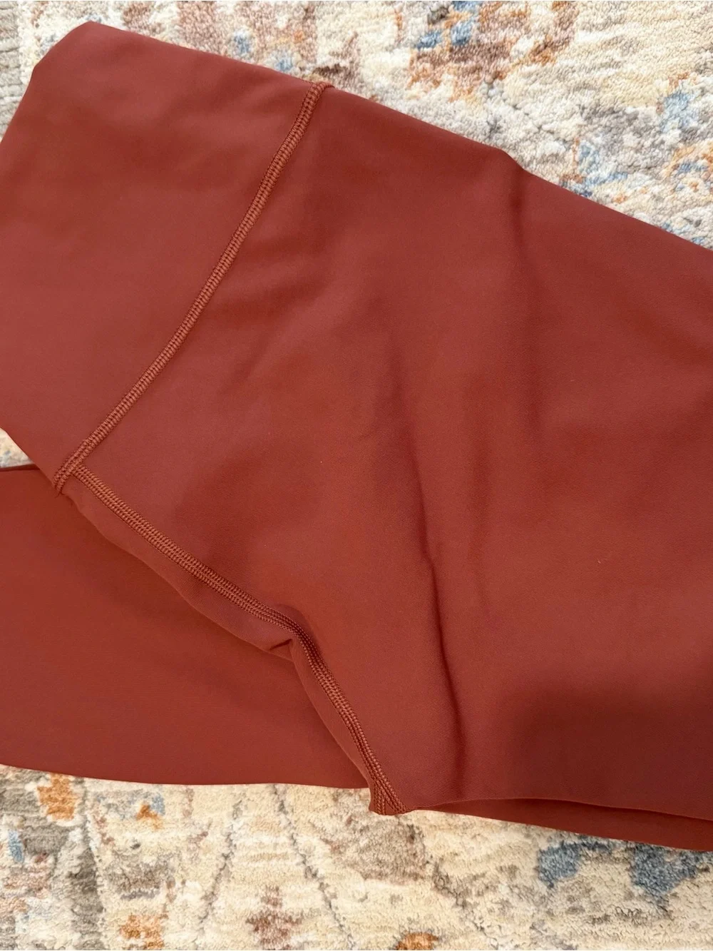 lululemon athletica Rust-Colored High-Rise Leggings